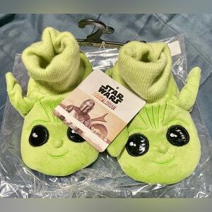 Disney Star Wars | The Mandalorian Grogu Baby Yoda Slippers - NWT | Toddler 5/6
